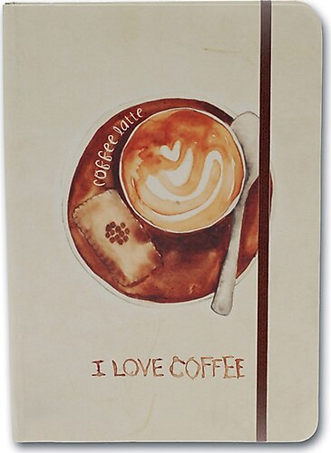 Notelook I Love Latte Coffee A6 Çizgili