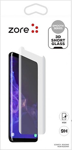 Galaxy Note 9 3D Short Glass Ekran Koruyucu