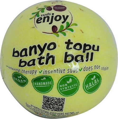 Enjoy Papatyalı El Yapımı Banyo Bombası Banyo Topu Sarı 90-120 Gr