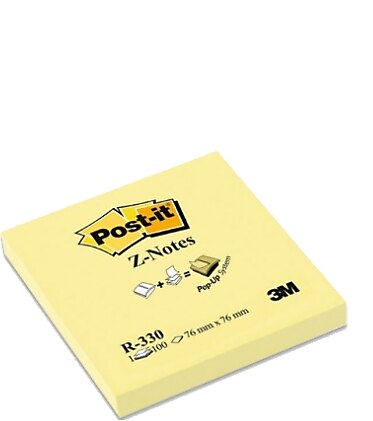 Post-it Yapışkanlı Not Kağıdı Z-Notes 100 LÜ 76x76 Sarı R-330