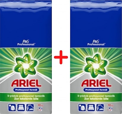 Ariel Professional 10 kg 2'li Paket Toz Çamaşır Deterjanı