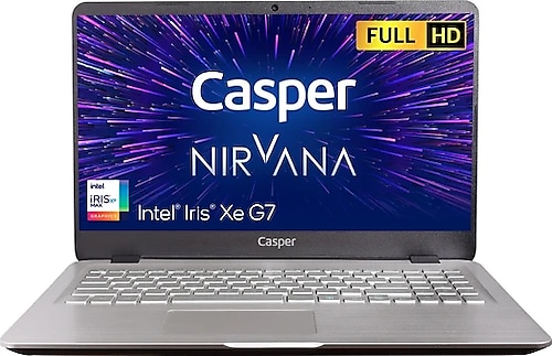 Casper Nirvana S500.1135-8E00T-G-F i5-1135G7 8 GB 500 GB SSD Iris Xe Graphics 15.6" Full HD Notebook