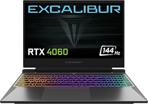 Casper Excalibur G870.1245-BFB0X-B i5-12450H 16 GB 1 TB SSD RTX4060 15.6" Full HD Notebook