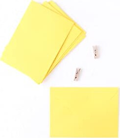 Renkli zarf (standart) 50 adet (Sarı)