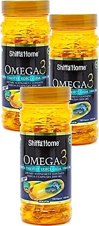 3 Kutu Shiffa Home Omega 3 Balık Yağı Kapsülü 1000 mg x 100 Kapsül