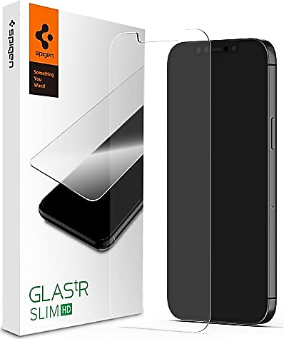 Spigen Apple iPhone 12 / iPhone 12 Pro Cam Ekran Koruyucu GLAS.tR SLIM HD - AGL01511
