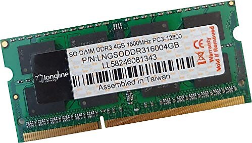 Longline 4 GB 1600 MHz DDR3 CL11 SODIMM LNGDDR31600NB/4GB Ram