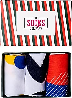 The Socks Company 22KDCR950P 3'lü Desenli Erkek Çorap Set (950P), 41-45