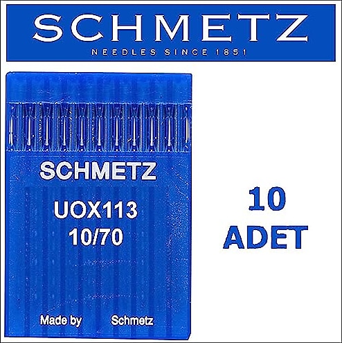 Schmetz Uox113 Kemer Makinesi İğnesi Kısa 10/70 Numara