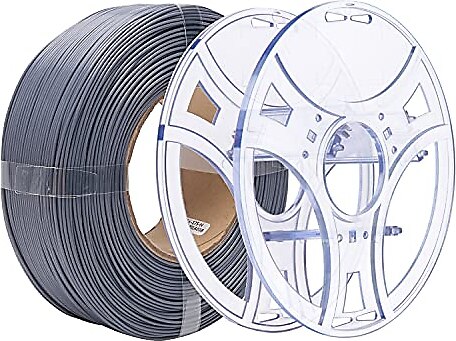 eSUN PLA+ Refilament and eSpool Kit Cold White Reusable and Removable Replacement Filament Spool for 3D Printer Filament Refill PLA Plus 1.75mm 1KG Spoolless Filament 