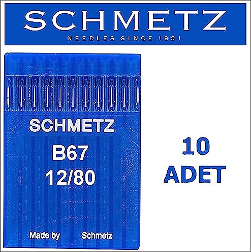 Schmetz B67 Kroşeta Makinesi İğnesi 12/80 Numara Ses