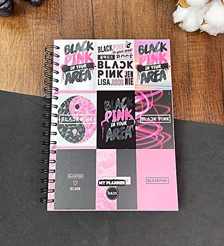 Black Pink Tasarımlı Konuşan Ajanda