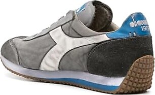Diadora Equipe H Dirty Stone Wash Evo – Sneaker Unisex In Tela E Pelle Scamosciata, Effetto Stone Lavato, Colore Bering Sea Paloma (42 EU)