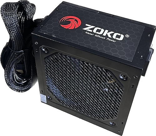 Zoko ZK600 600W 80+ 12 CM Fanlı Güç Kaynağı