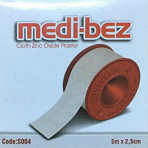 Medi-bez Bez Flaster Sabitleme Bandı 5 M x 2.5 CM