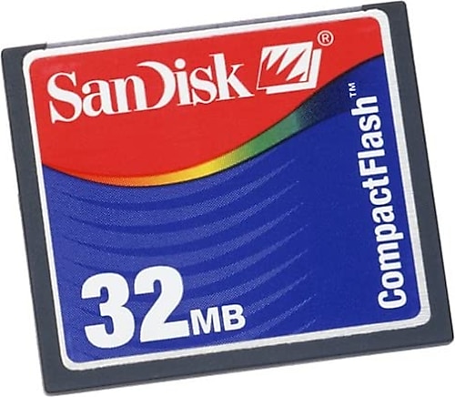 Sandisk 32 MB SANDISK CF COMPACK FLASH KART