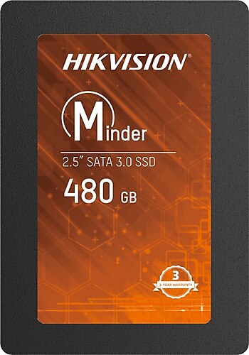 Hikvision 480 GB Minder 2.5" SATA 3.0 SSD