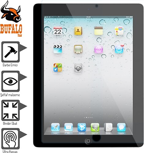 Bufalo iPad Mini- Mini 2-Mini 3 Darbe Emici Ekran Koruyucu