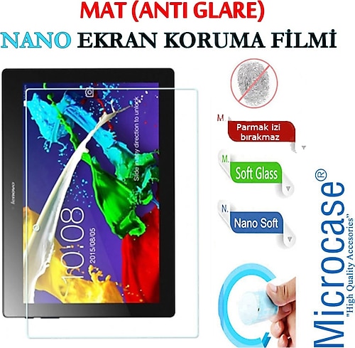 Microcase Lenovo Tab 2 A10-30 Nano Esnek Ekran Koruma Filmi - MAT