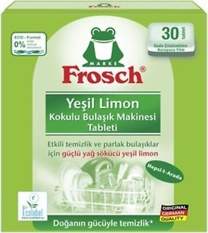Frosch Yeşil Limonlu 30'lu Paket Bulaşık Deterjanı