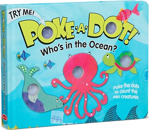 Melissa&Doug Poke-A-Dot İnteraktif Kitap - Who's in The Ocean