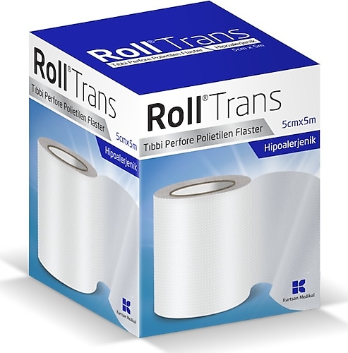Roll Trans Tıbbi Perfore Polietilen Flaster 5cm x 5m