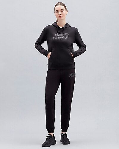 Skechers Kadın Siyah Sweatshirt S221434-001