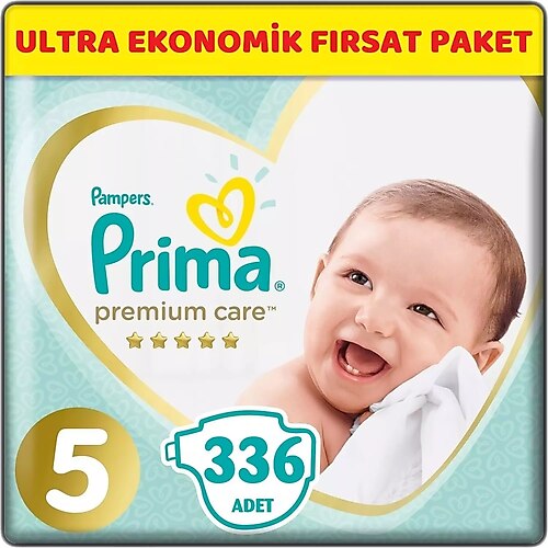 Prima Premium Care 5 Numara Junior 42'li 8 Paket Bebek Bezi