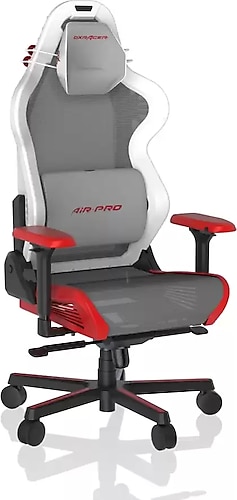 Dxracer Airpro Serisi Oyuncu Koltuğu - Beyaz Kırmızı Siyah