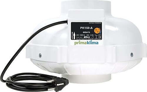 Prima Klima PK150-A Radyal Fan - 600m3/h, 150mm