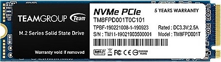 Team 1TB MP33 Pro TM8FPD001T0C101 PCI-Express 3.0 M.2 SSD