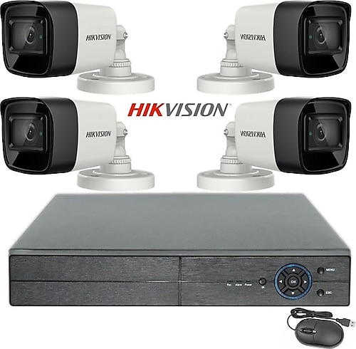 Hikvision 4 Kamera Turbo Hd 1080P 4 Kanal Xmeye Dvr Güvenlik Seti  Fiyatları, Özellikleri ve Yorumları
