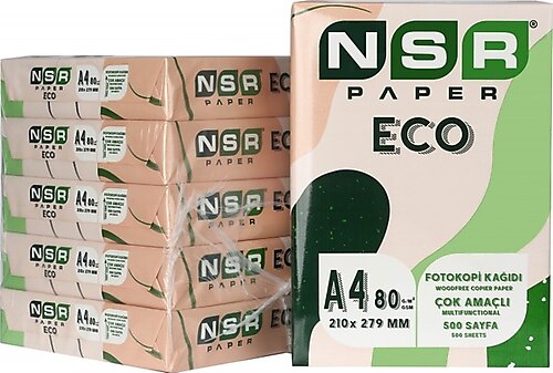 Nsr Paper Eco A4 Fotokopi Kağıdı 80 G 2500 Sayfa