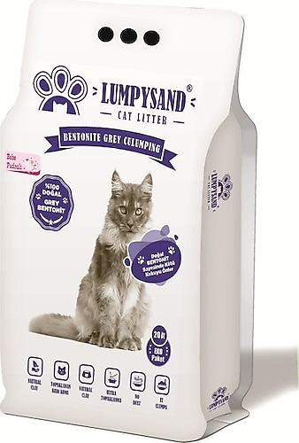 Lumpysand Cat Litter Bebe Pudralı 20 lt İnce Taneli Kedi Kumu