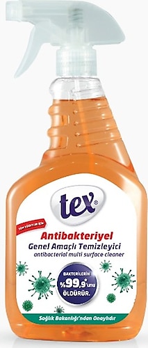 Tex Antibakteriyel Genel Amaçlı Yüzey Temizleyici (Antibacterial Multi Surface Cleaner) - 750 ml