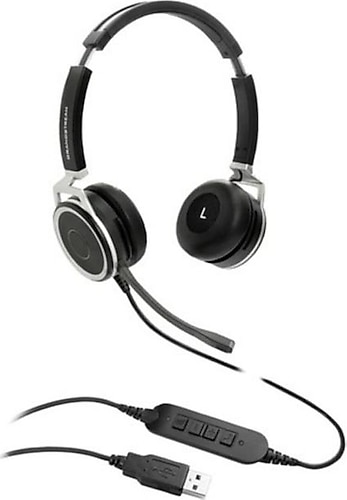 GrandStream GUV3005 Duo Gürültü Önleyici Mikrofonlu HD USB Kulak Üstü Kulaklık