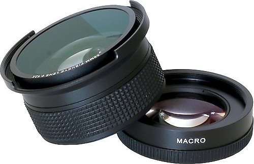 Tianya 52MM 0.42X Fisheye Balıkgözü + 12.5x Süper Macro Lens
