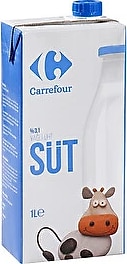Carrefour Tam Yağlı 1 lt Süt