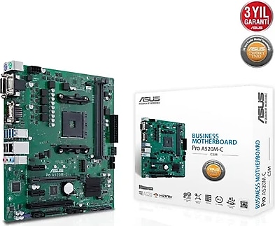 Asus PRO A520M-C/CSM AMD AM4 DDR4 Micro ATX Anakart