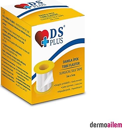 DS Plus İpek Tıbbi Flaster 5x5 Cm