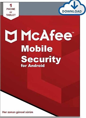 MCAFEE MOBILE SECURITY ANDROID - 1 CİHAZ