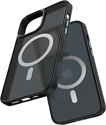 Mcdodo PC-3102 iPhone 14 Pro Mat-Siyah Magsafe Kılıf