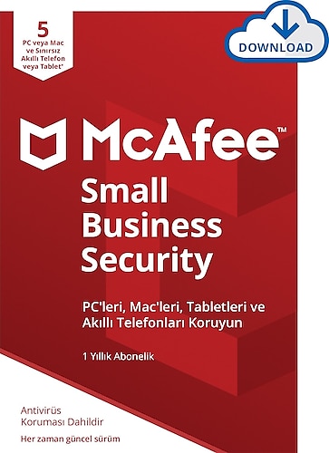 McAfee Small Business Security 05 Cihaz Windows&MacOS (Sınırsız m