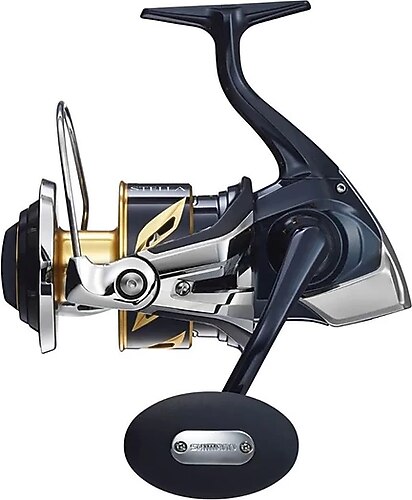 Carrete De Pesca Shimano Stella SW B PG - Relación 4.9:1, Capacidad 300m/0.40mm, 15 Rodamientos, Peso 685g